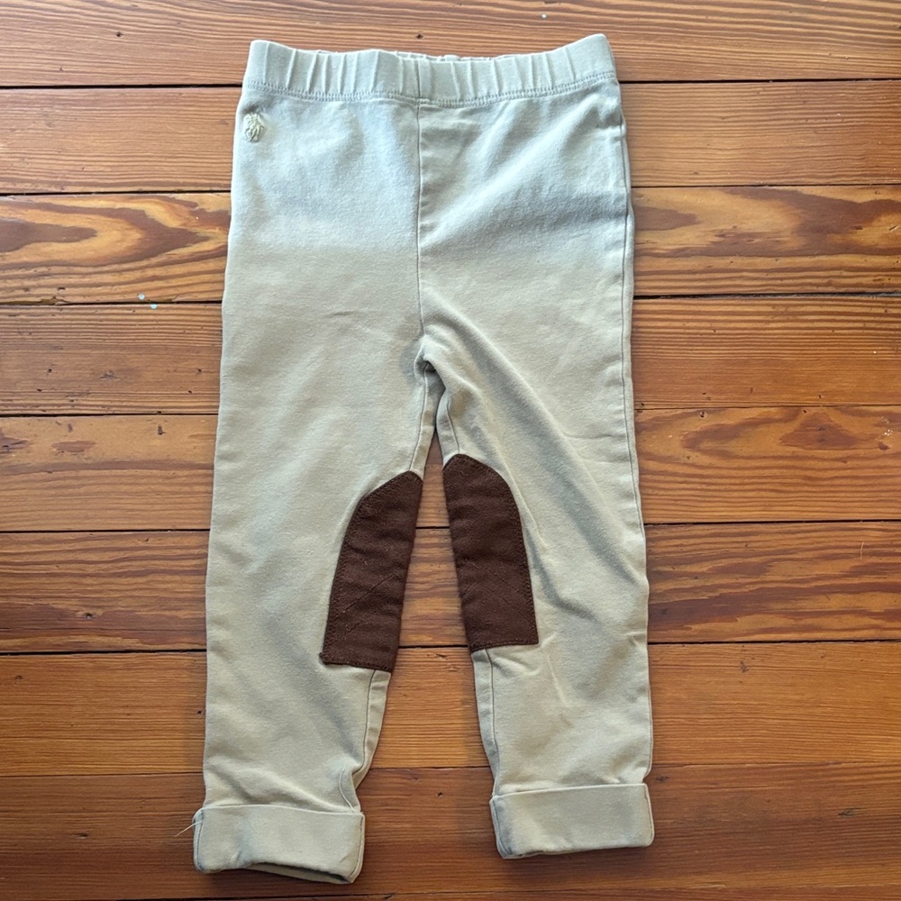 Ralph Lauren Kids Tan Riding Pants, 18mos